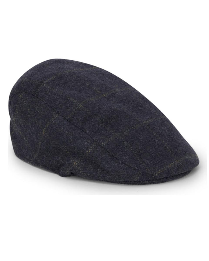 Hoggs of Fife Windowpane Waterproof Tweed Hat – view 2