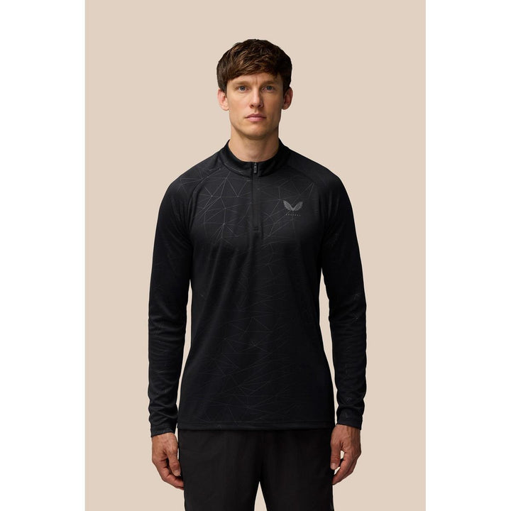 Castore Adapt Training 1/4 Zip Top Black/Gunmetal
