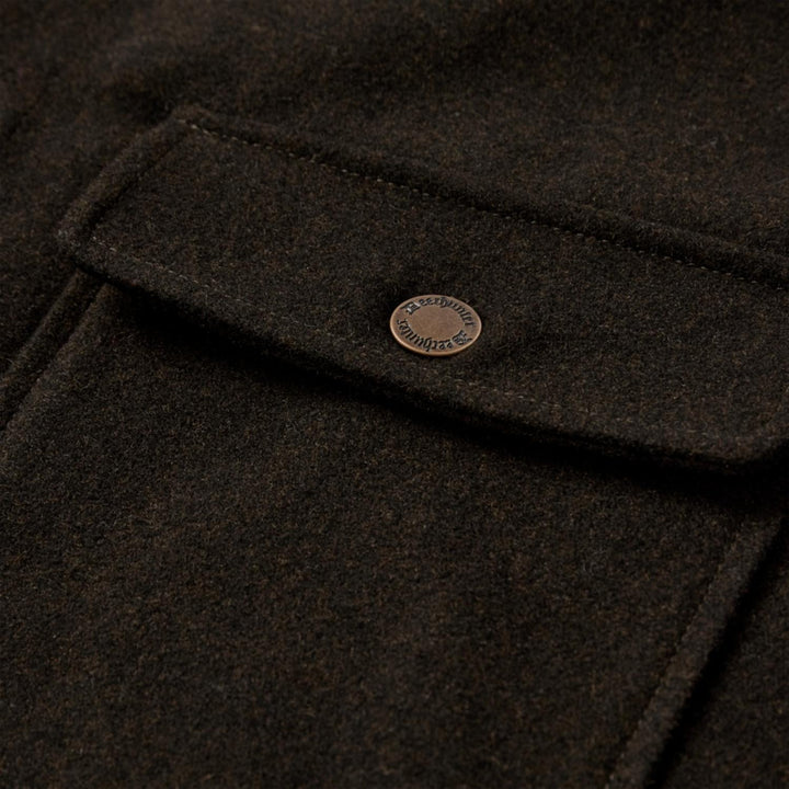 Deerhunter Tatra Overshirt Loden Wood Wool Blend Shirt