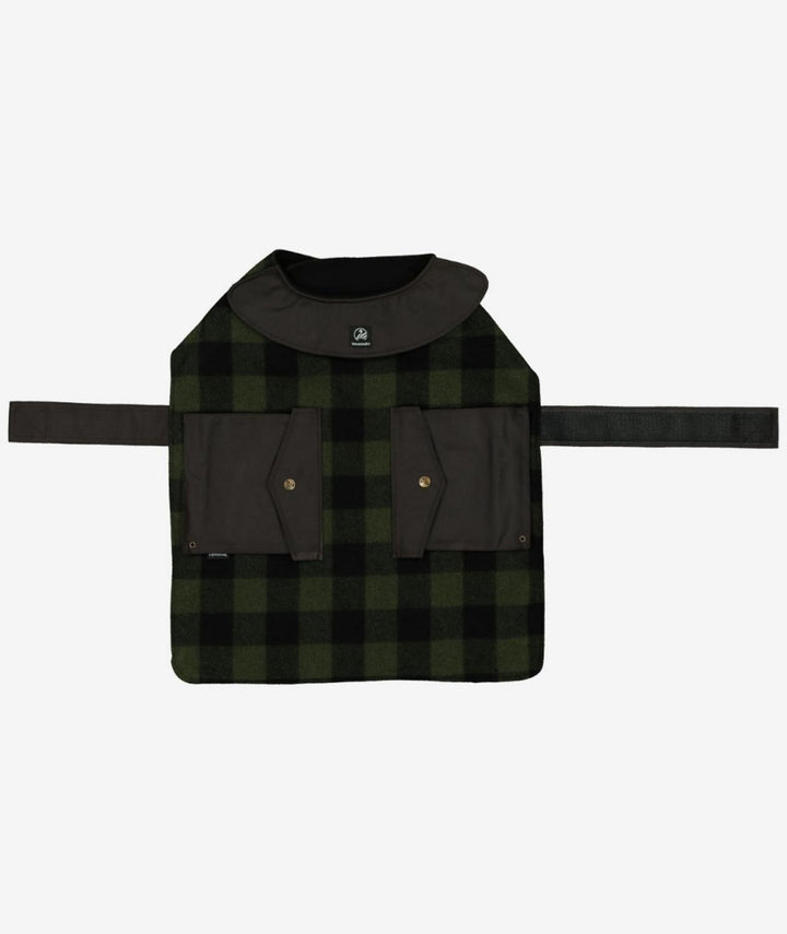 Classic Dog Cover Olive/Black Check