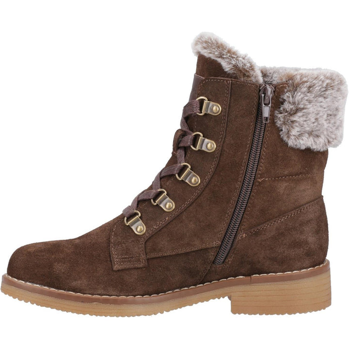 Florence Wide Fit Boot Chocolate