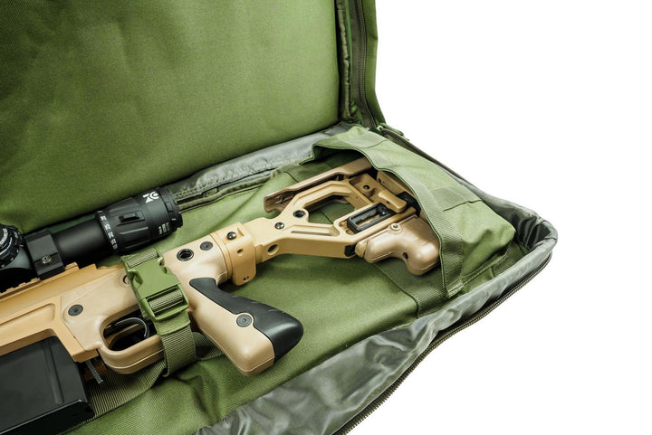 WULF Guardian Tactical 52 inch Drag Bag Green - Rifles to 50in