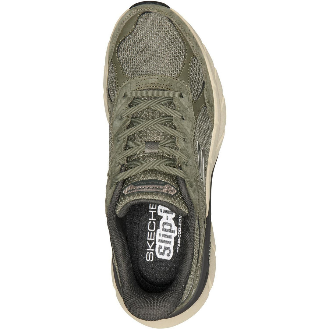 SKECH CAGE LEXON Olive Suede/Mesh