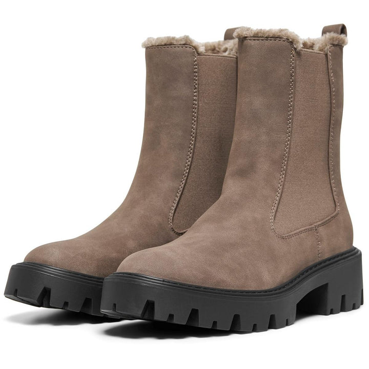 ONLY BETTY-9 WARM LINED Boot Brown Stone
