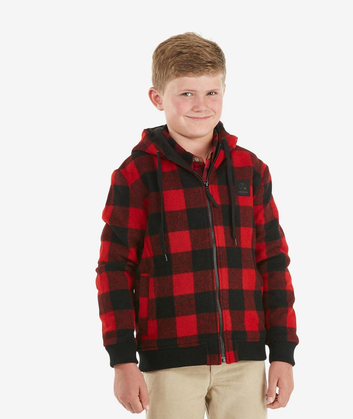 Swanndri Kids' Crooked River Wool Hoodie