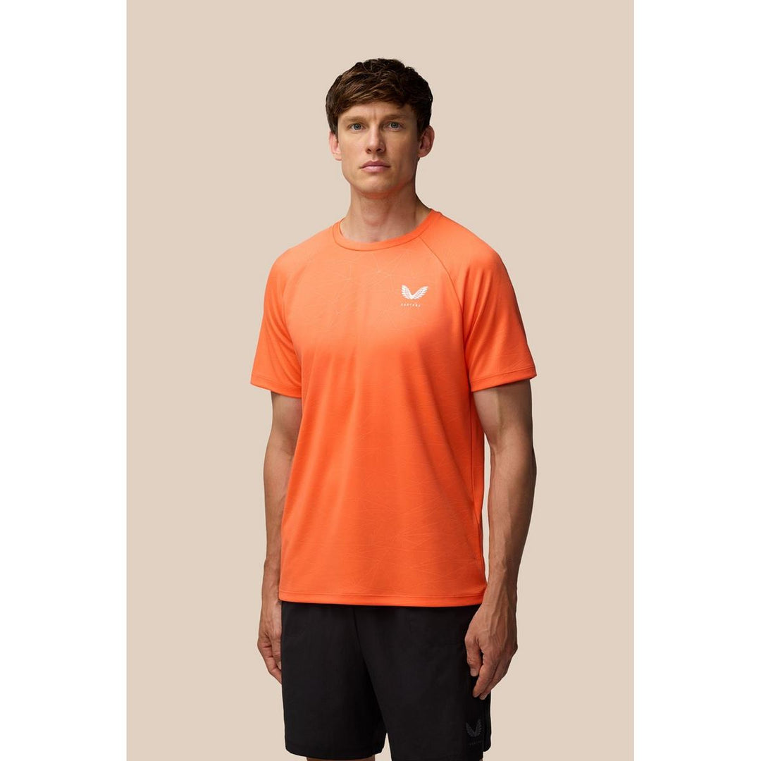 Castore Adapt Training T-Shirt Bright Orange/Mid