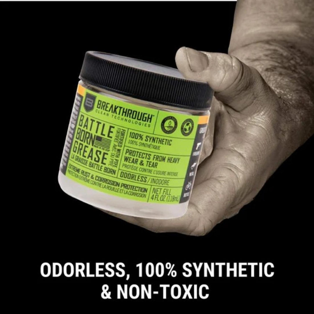 Breakthrough Clean Battle Born Grease with PTFE 4oz Jar
