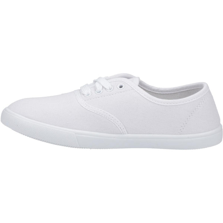 Mirak Plimsolls Lace Up White (kids)