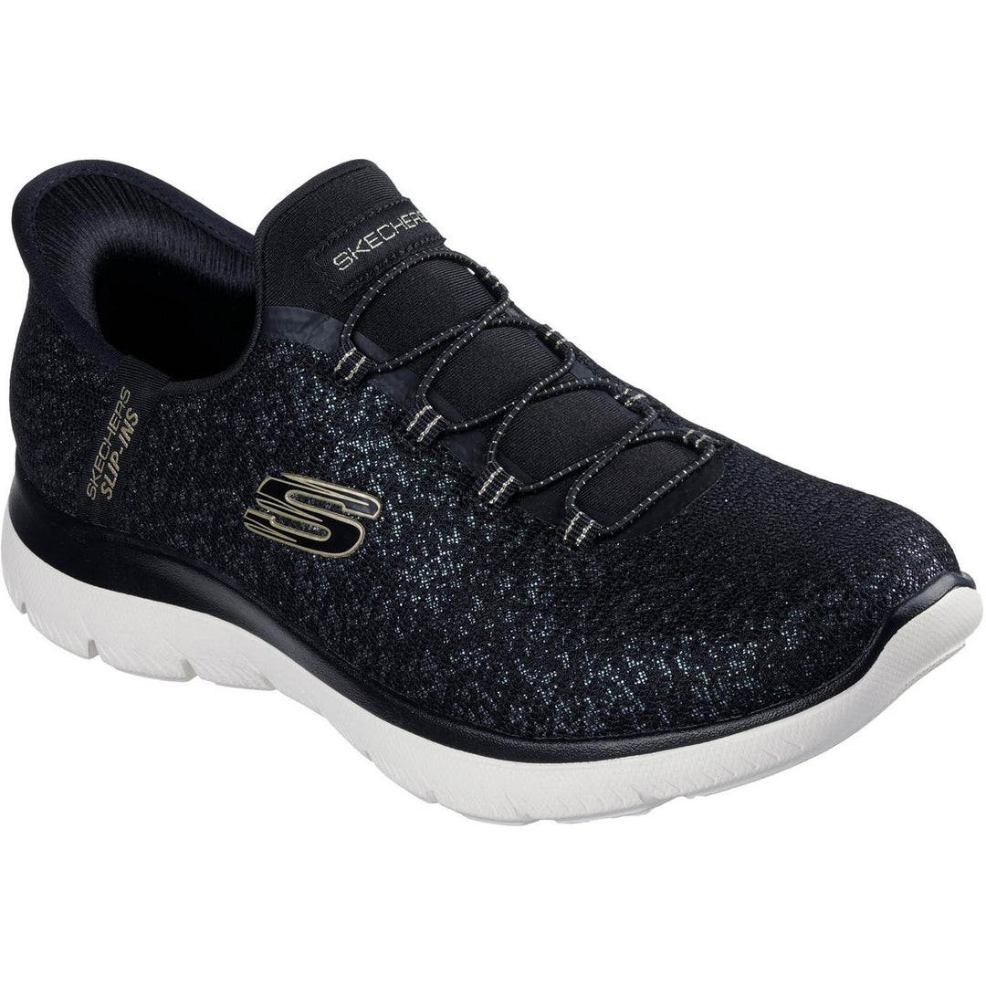 SUMMITS LUNAR GLOW Black Mesh/Gold Trim