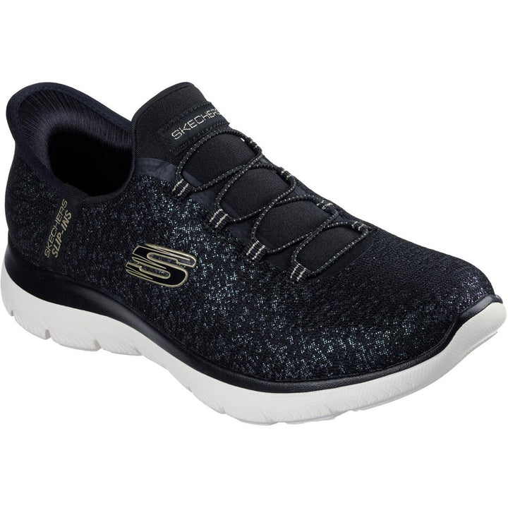SUMMITS LUNAR GLOW Black Mesh/Gold Trim