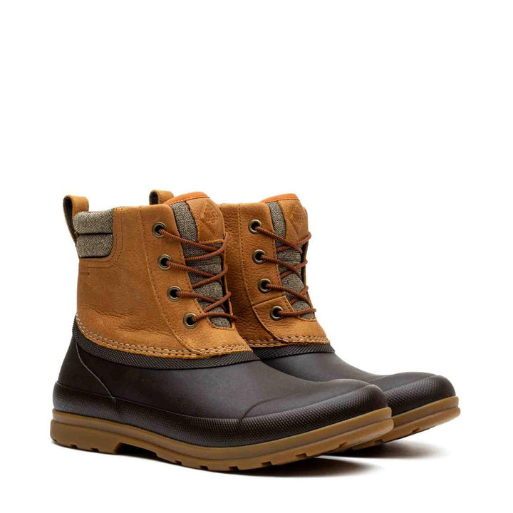 Muck Boots Originals Duck Lace Wellingtons Tan/Dk