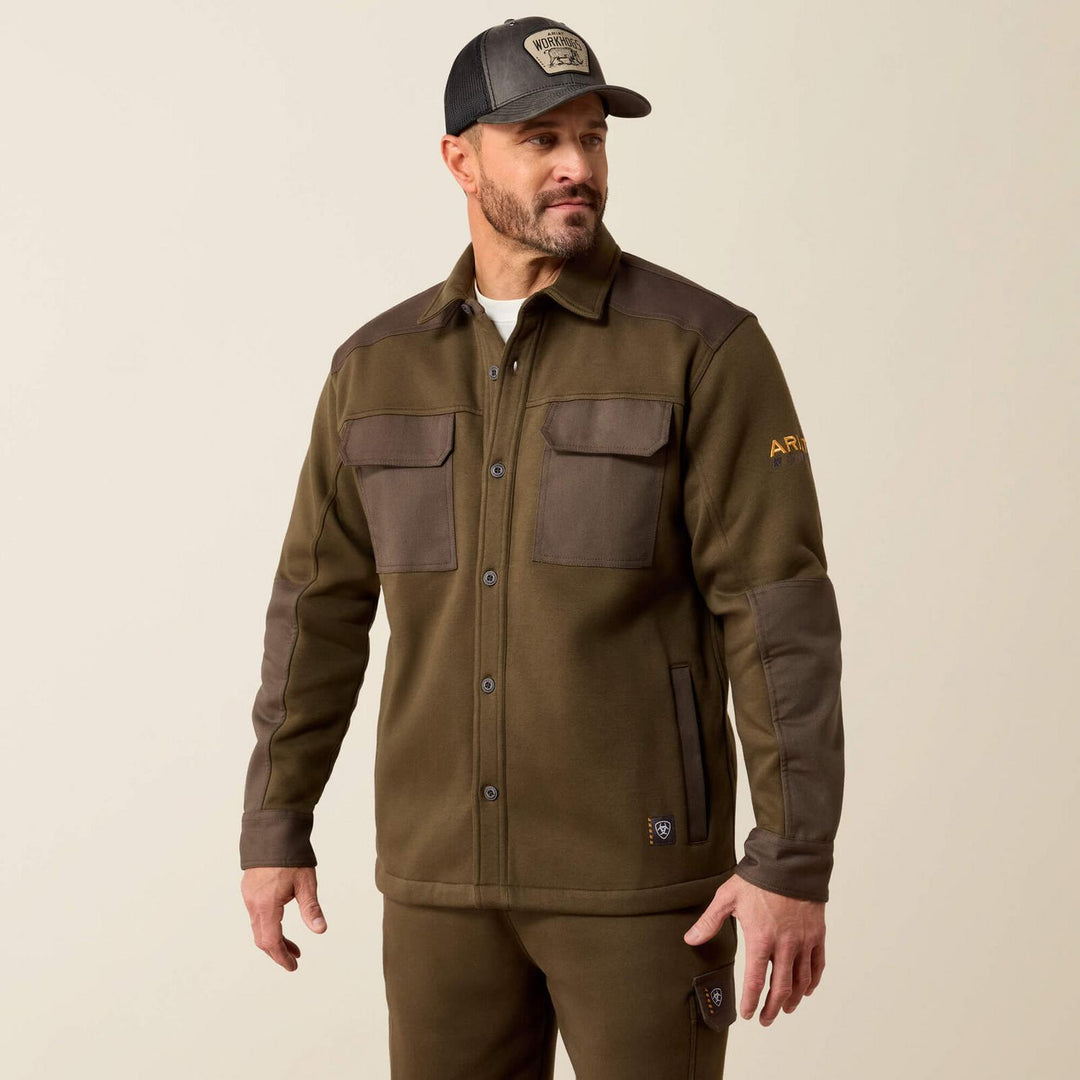 Ariat Mens Rebar Workman Duracanvas Shirt Jacket