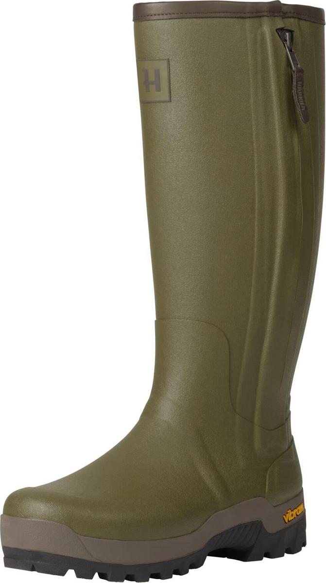 Harkila Forester Zip Rubber Boot Dark