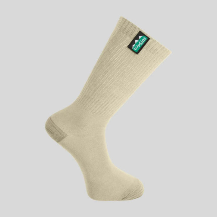 Ridgeline Unisex Cotton Light Work Socks Mid Length 3 pair