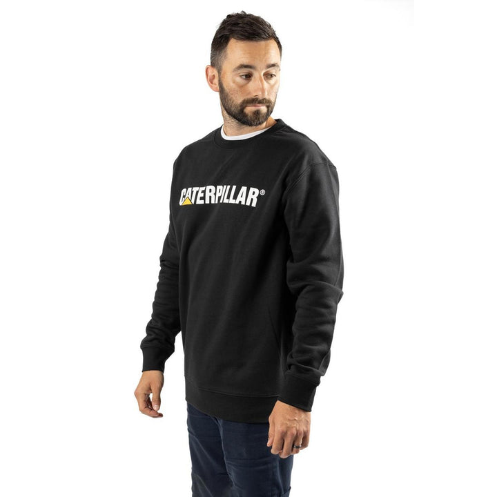 Caterpillar Midweight Crewneck Sweatshirt Black