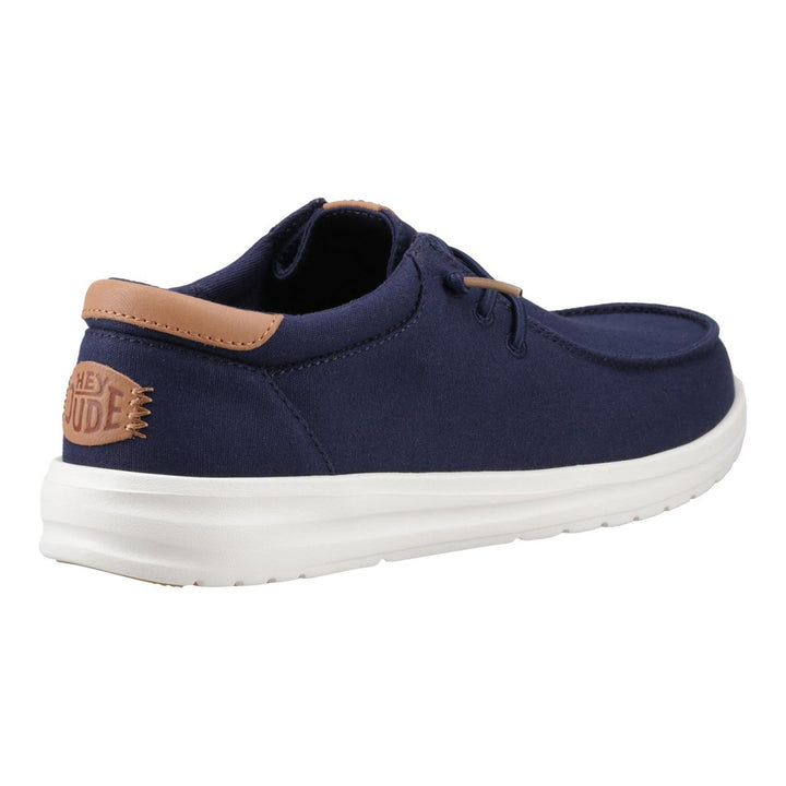 HEYDUDE Paul Canvas Shoes Navy Blazer