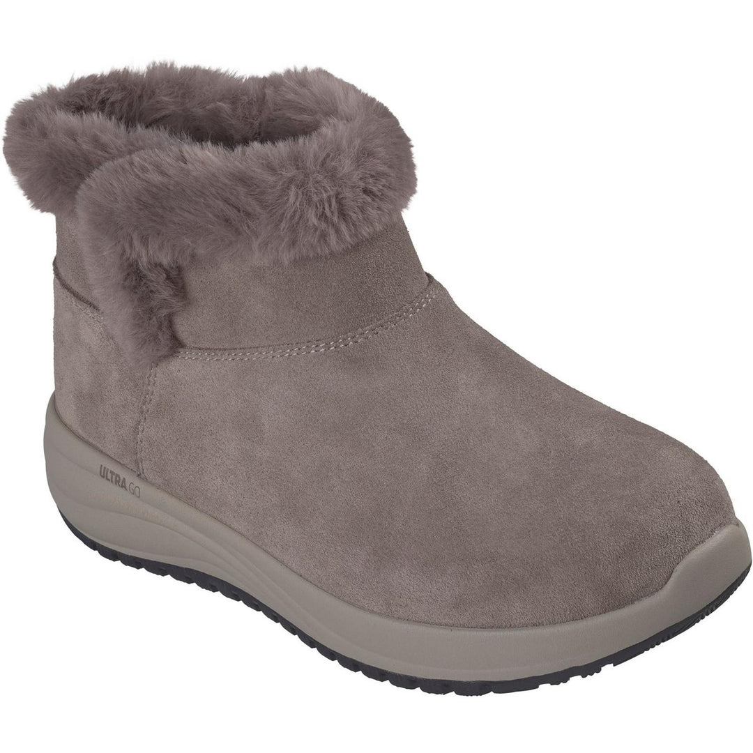 ON-THE-GO STELLAR COZY STEP Dark Taupe Suede