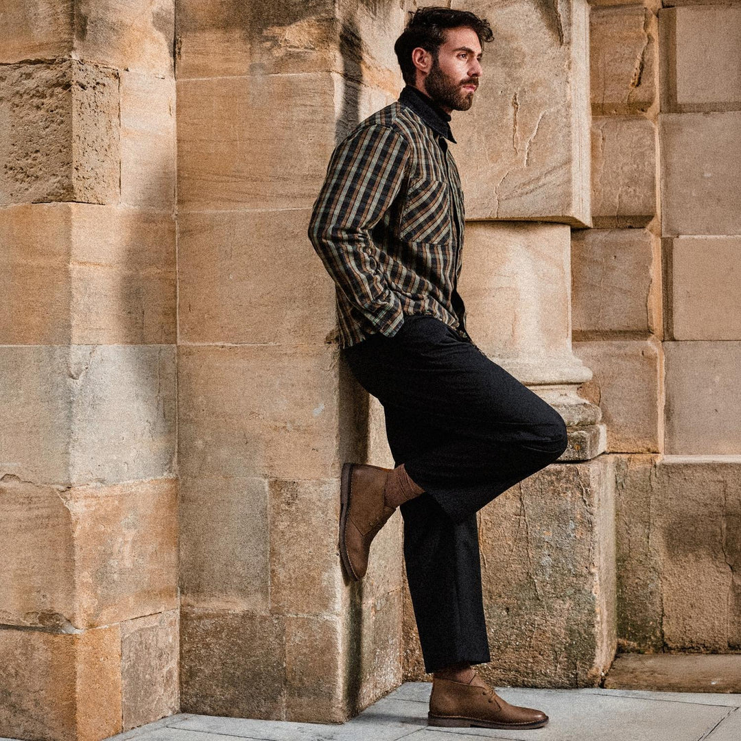 Samuel Leather Chukka Boot Stone