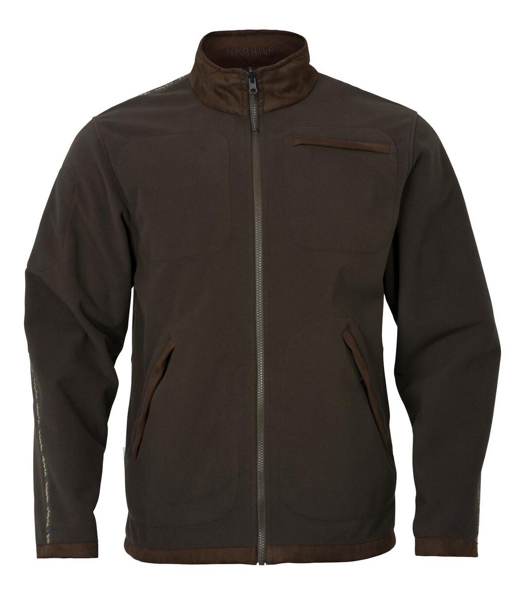 Harkila Kamko Regal rev. fleece jacket Red/Brown