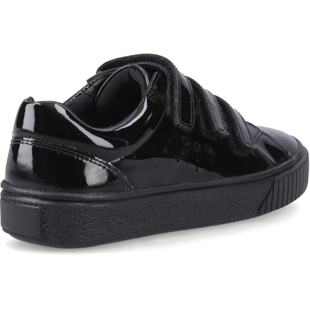 Hush Puppies ELSIE TOUCH FASTENING JN Black Patent – view 2