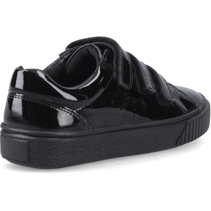 Hush Puppies ELSIE TOUCH FASTENING JN Black Patent – view 2