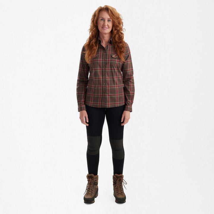 Deerhunter Lady Elena Shirt - Green Check