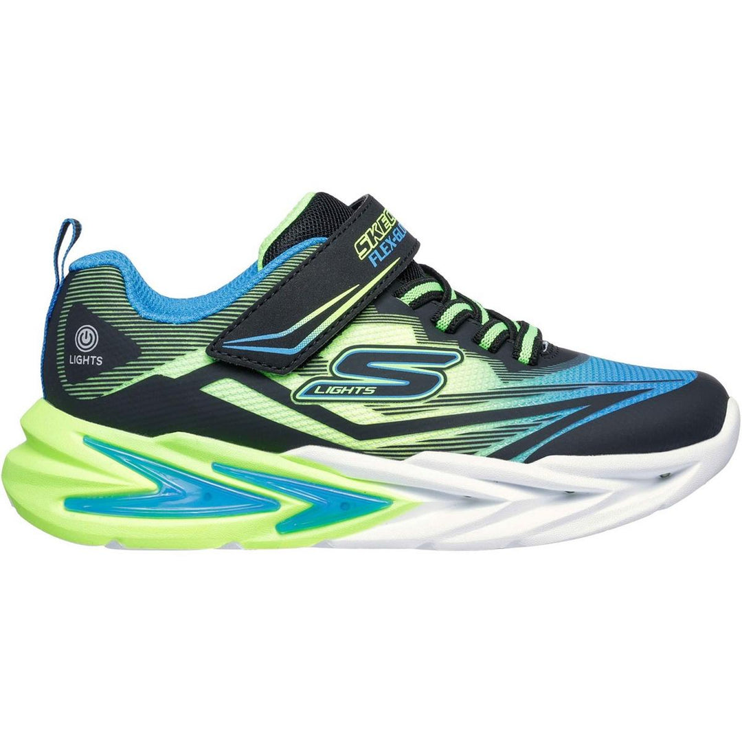 Skechers Flex-Glow Ultra Trainer Black/Blue/Lime – view 5