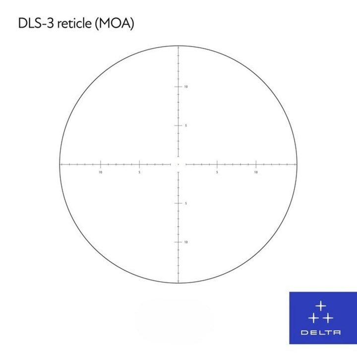 Delta STRYKER Target Ultra ED 5-50x56 SFP Illuminated Rifle Scope