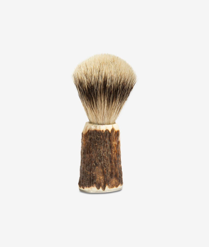 SHAVING BRUSH - DEER Brown Larusm