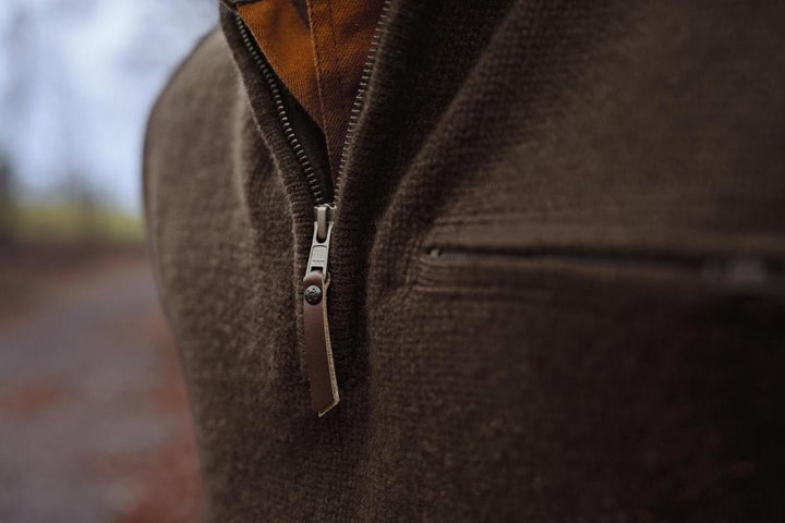 Harkila Annaboda WSP knit half zip Demitasse