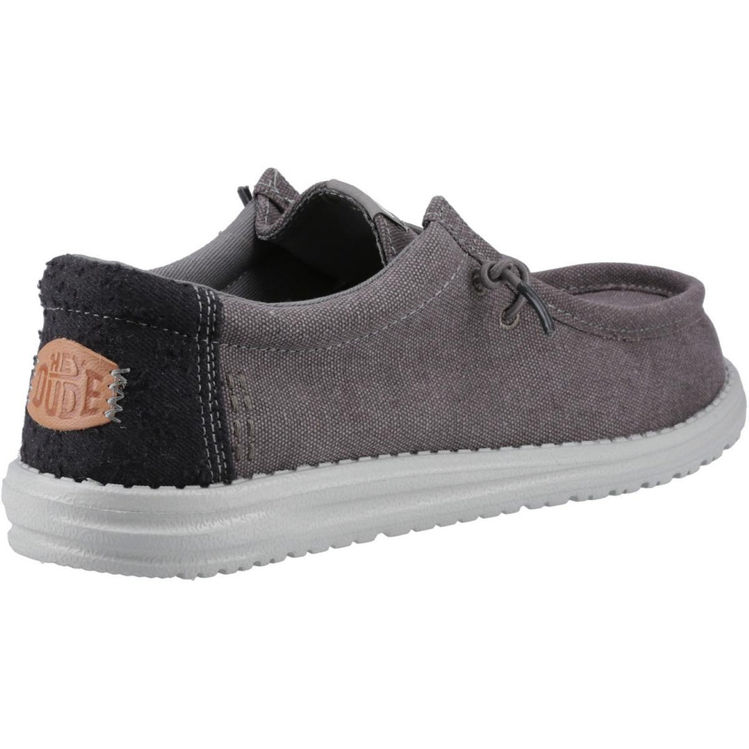 HEYDUDE Wally Workwear Shoes Granite Grey/Black