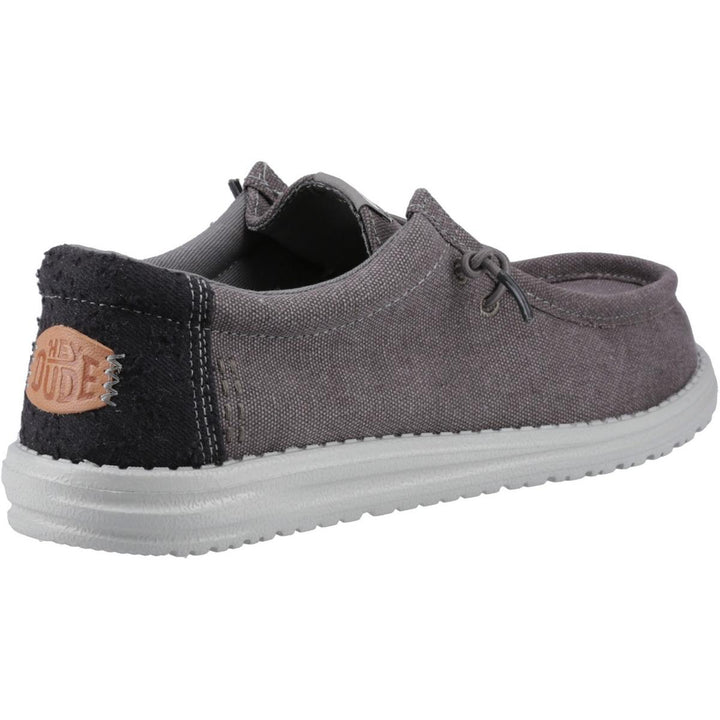 HEYDUDE Wally Workwear Shoes Granite Grey/Black