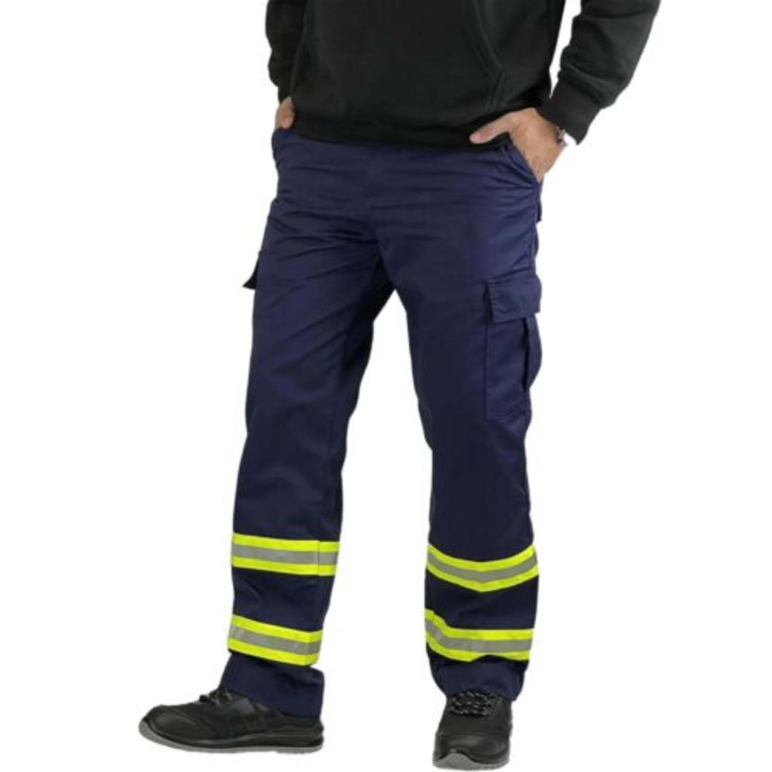 Mens Hi Vis Cargo Trousers - 295