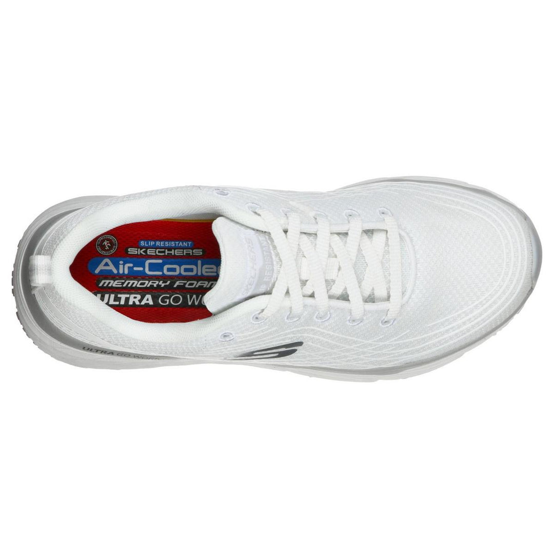 Skechers Workwear Max Cushioning Elite Sr Occupational Shoes White