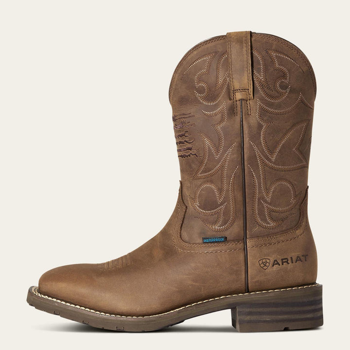 Ariat Mens Hybrid Patriot Waterproof Western Boot – view 6
