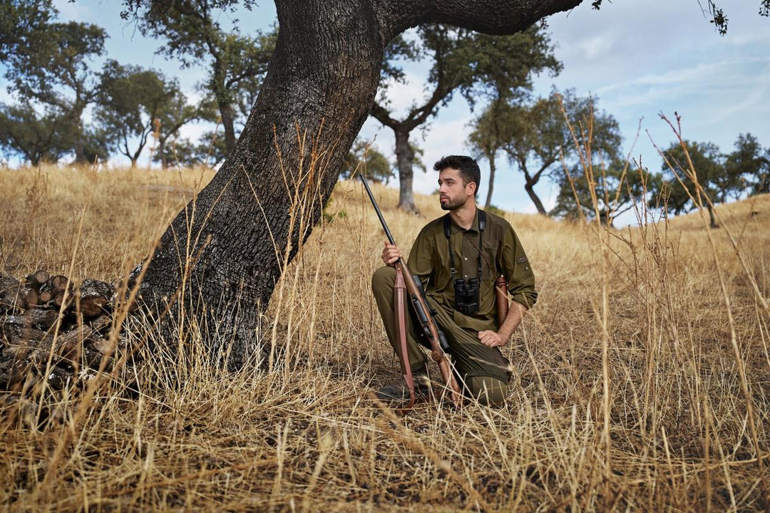 Harkila Logmar lightweight L/S shirt Dark olive/Willow