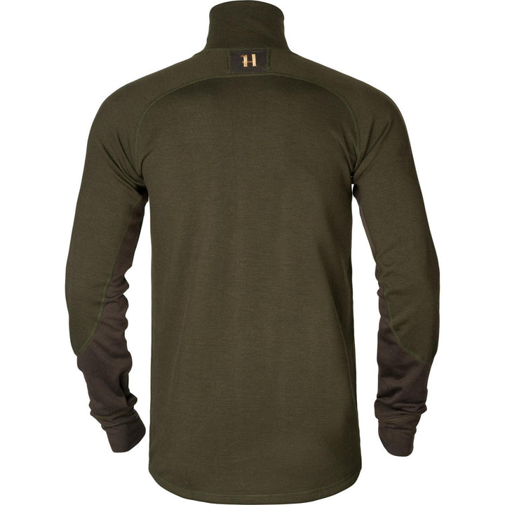 Harkila Base Warm Zip Neck Base Layer, Willow/Shadow – view 4