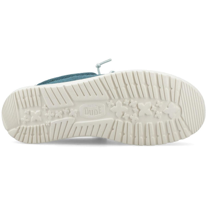 HEYDUDE Wally Braided Slip on Shoe Deep Green/Harbor