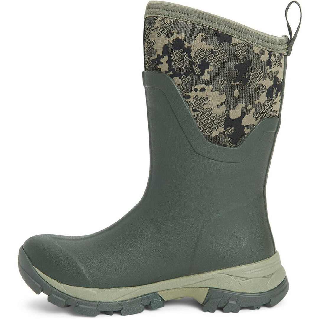 Muck Boots Arctic Ice Mid Wellingtons Moss W/ Camo
