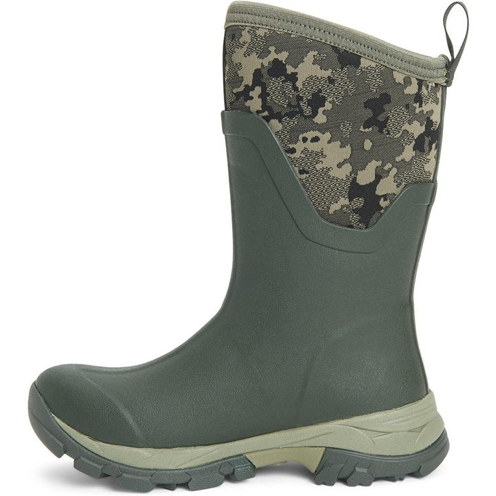 Muck Boots Arctic Ice Mid Wellingtons Moss W/ Camo
