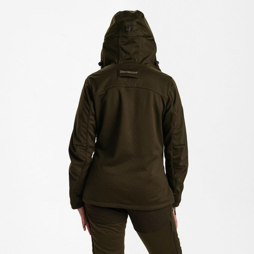 Deerhunter Lady Excape Softshell Jacket C48 Olive Green - Hunting jacket insulated weatherproof for Men – view 2