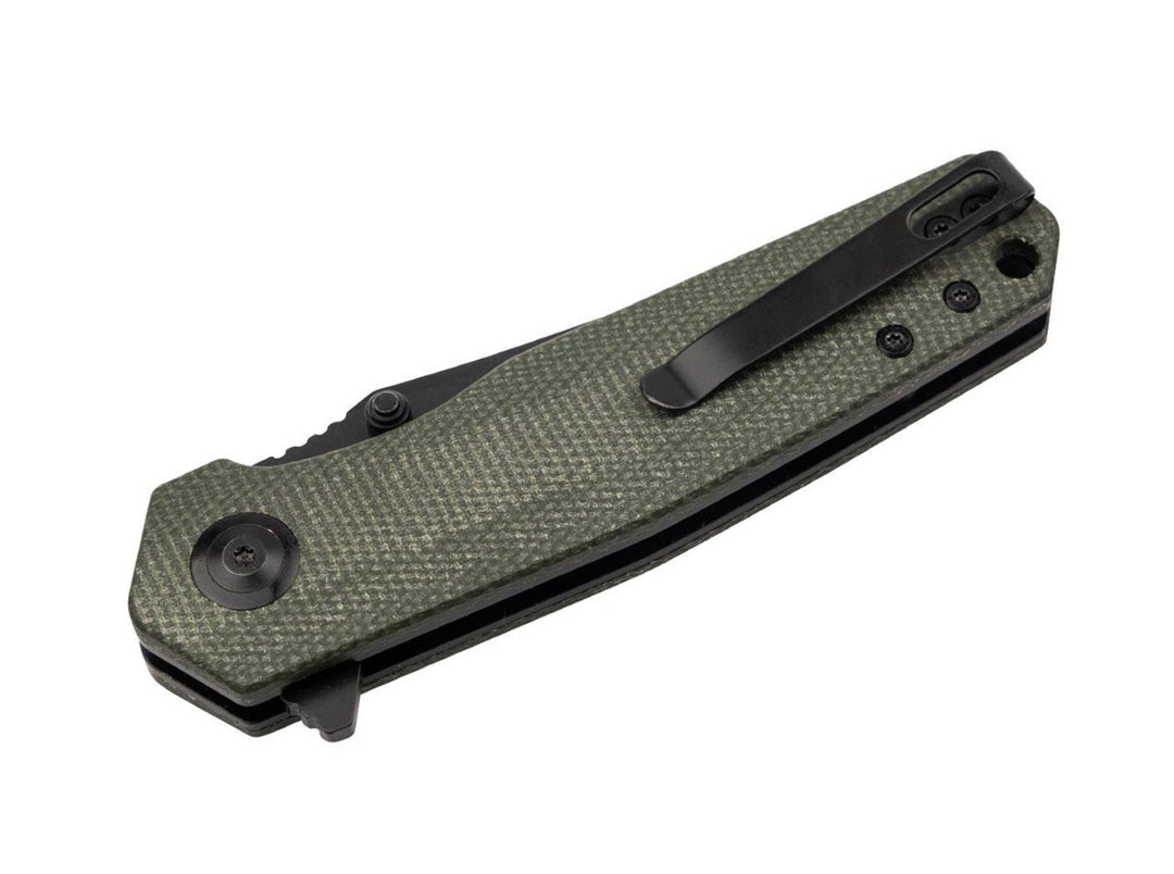 Böker Magnum Field Flipper Green Micarta Folding Knife