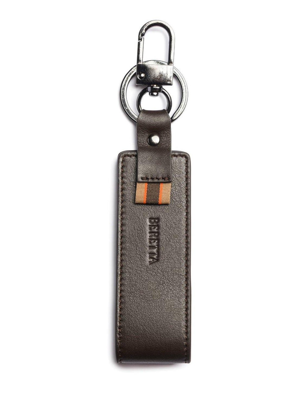 Beretta Key Hanger Classic Leather Key Fob With Carabiner – view 2
