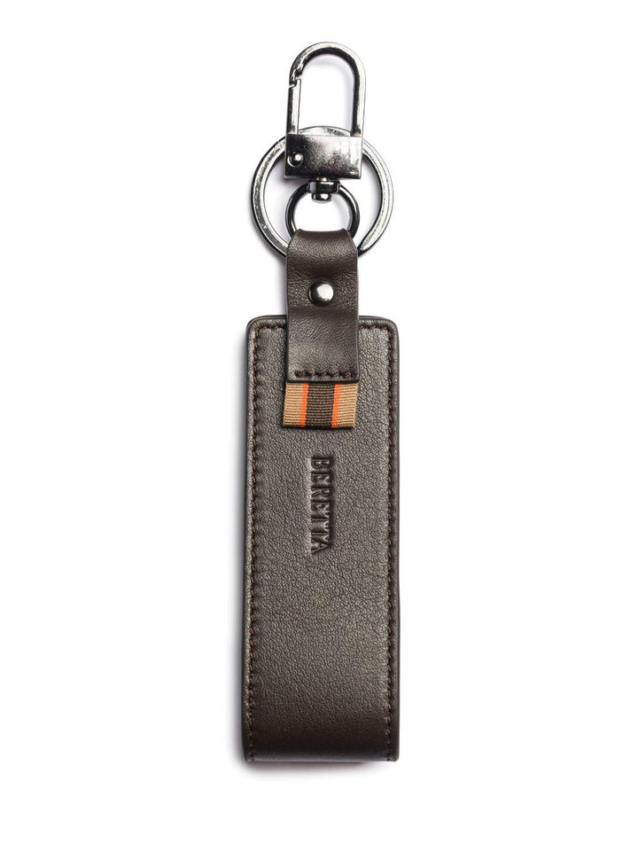 Beretta Key Hanger Classic Leather Key Fob With Carabiner – view 2