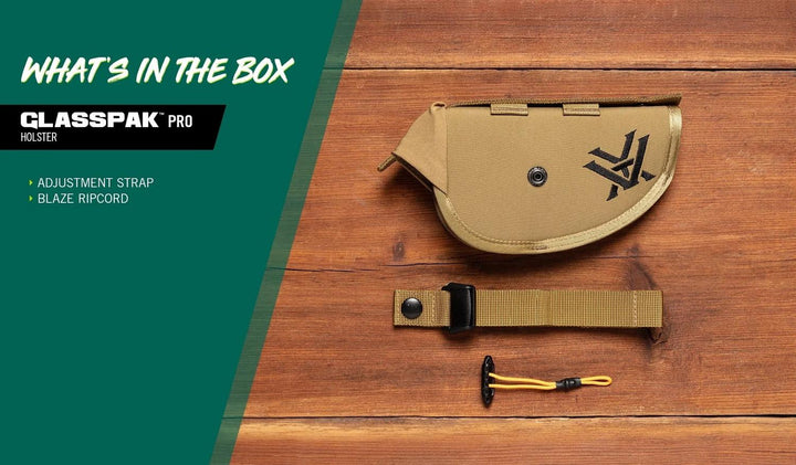 Vortex GlassPak Pro Holster-Tan