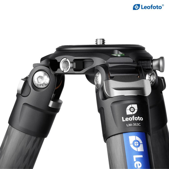 Leofoto Summit LM-363C 3-Section Carbon Tripod, 75mm Bowl