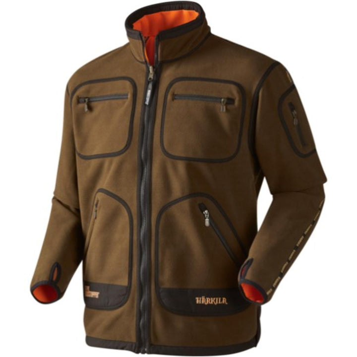 Harkila Kamko fleece Hunting green/Orange blaze