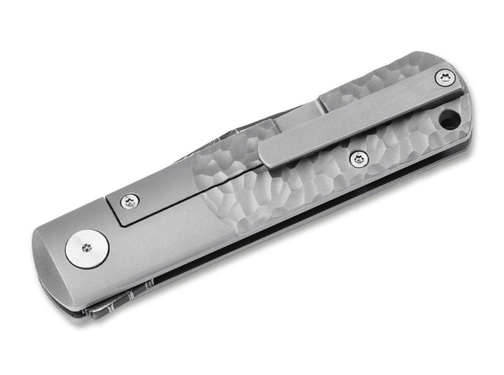 Böker BRLW Meteorite Damascus Titanium Folding Knife