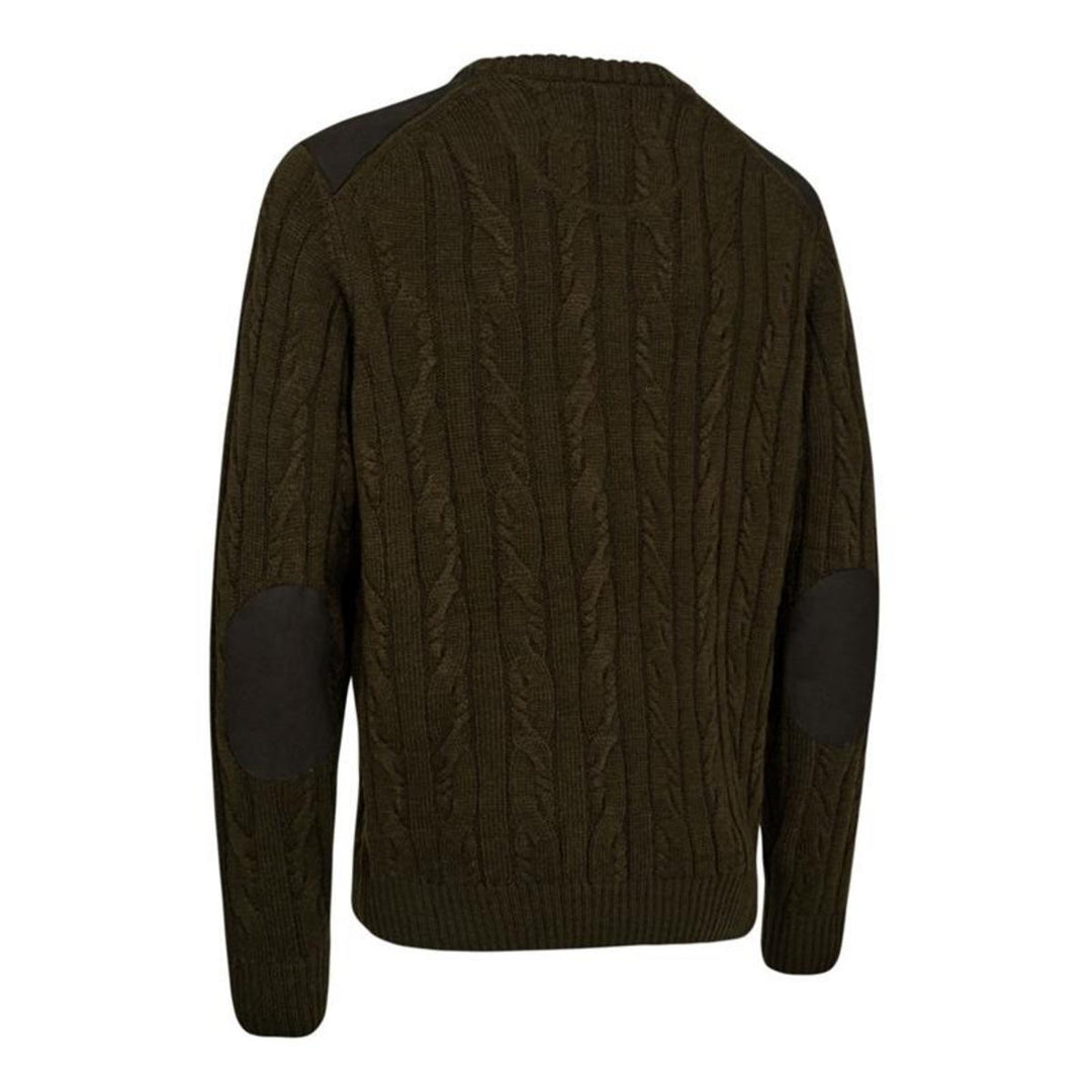 Deerhunter Men's Jumper Deerhunter Randall Tricot Collar Round - Art Green