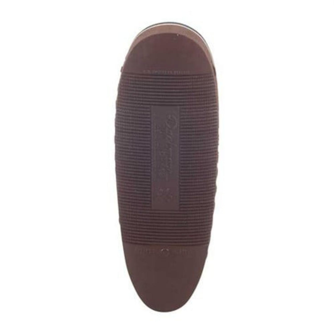 Pachmayr White Line Checkered Recoil Pad, Medium, Brown, 0.85in